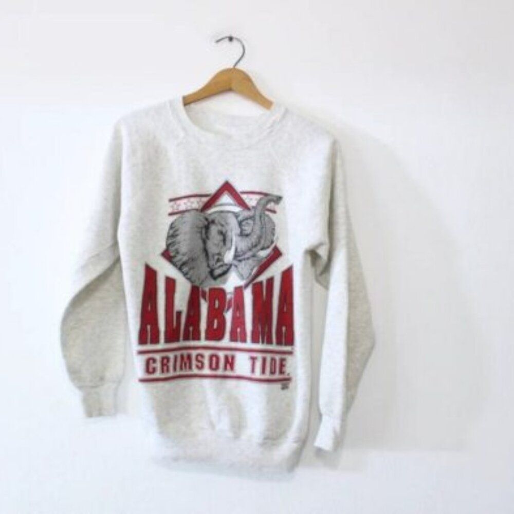 Vintage Style University of Alabama Crimson Roll Tide Sweatshirt, Alabama Sweats